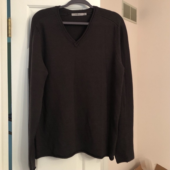 Black V Neck Sweater - Picture 1 of 6